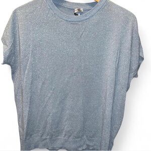 Elegant Blue Women's Top